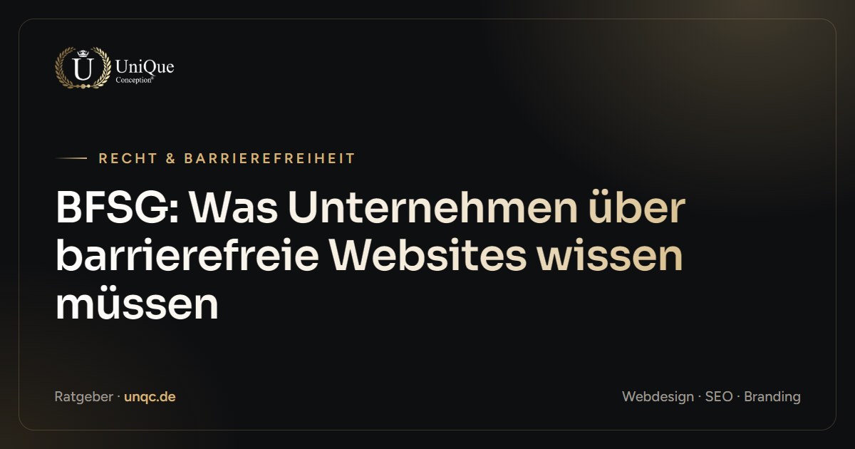 Beitragsbild: BFSG, was Unternehmen über barrierefreie Websites wissen müssen