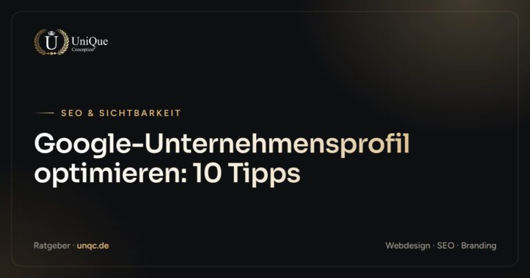 Beitragsbild: Google-Unternehmensprofil optimieren, 10 Tipps