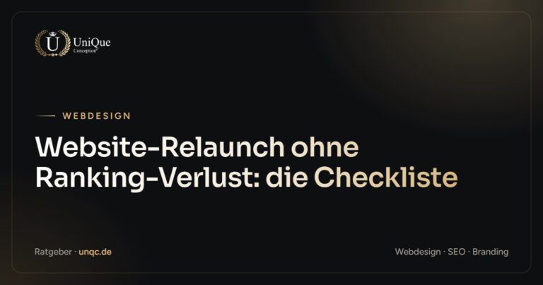 Beitragsbild: Website-Relaunch ohne Ranking-Verlust, die Checkliste